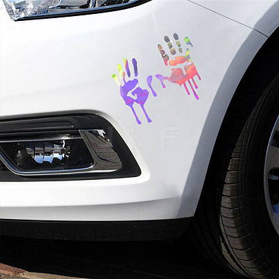 Car Decals- 1 Pcs Hand Car Hood Sticker ST-F711-1-1
