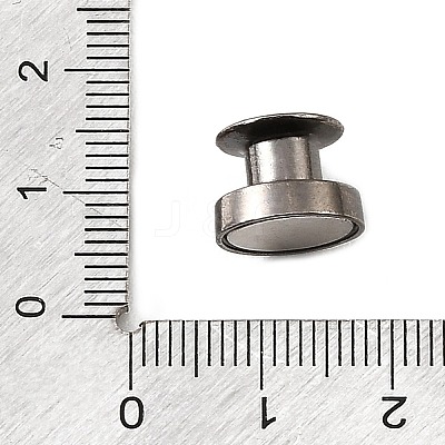 Magnetic Alloy Secure Locking Pin Backs AL-CBA1C1D-01B-1