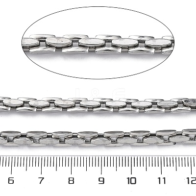 304 Stainless Steel Boston Link Chains STAS-P386-05C-P-1