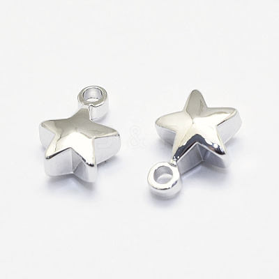 Long-Lasting Plated Brass Charms KK-K193-007P-NF-1