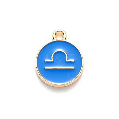 Alloy Enamel Pendants LS-ENAM-S124-01A-02K-1
