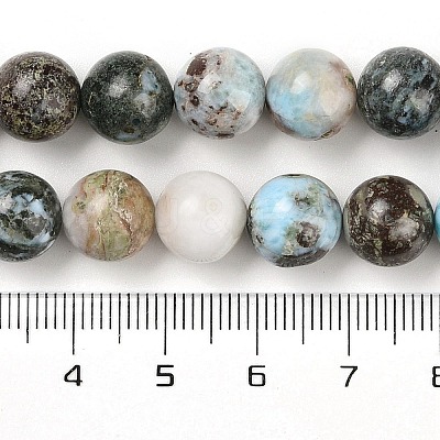 Natural Larimar Beads Strands G-P524-A02-04-1