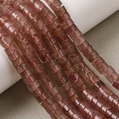 Natural Strawberry Quartz Beads Strands GG-CBA8682-B02-1