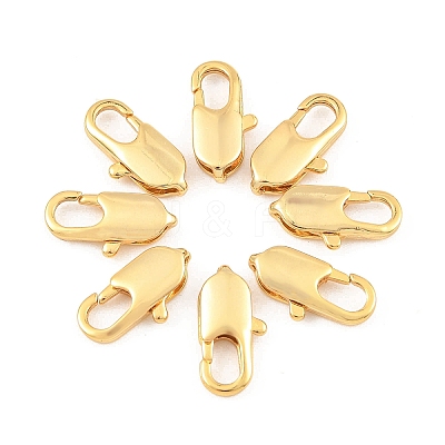 SHEGRACE Brass Lobster Claw Clasps XGR0008G-09G-1