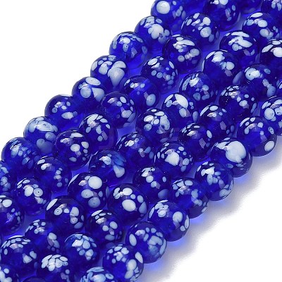 Handmade Lampwork Beads Strands LAMP-H071-01A-01-1