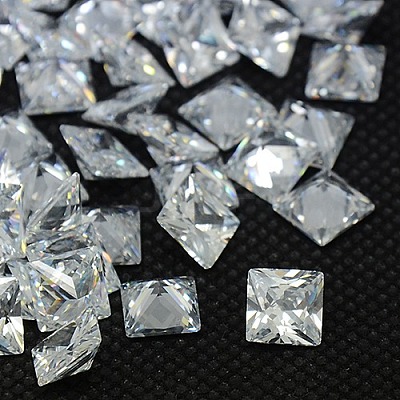 Cubic Zirconia Cabochons ZIRC-M004-5x5mm-007-1