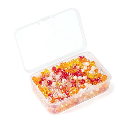 500Pcs 5Colors Electroplate Glass Beads EGLA-LS0001-01C-1