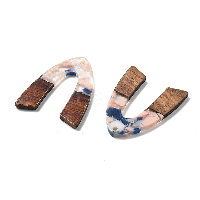 Resin and Walnut Pendants FIND-R051-11H-1
