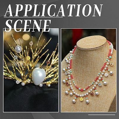 1000Pcs 10 Colors Baking Paint Pearlized Glass Imitation Pearl Round Beads HY-SP0001-01D-1