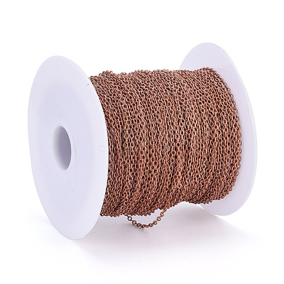 Brass Cable Chains CHC024Y-R-1