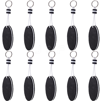 10Pcs Iron Plastic Keychains KEYC-GF0001-27A-1