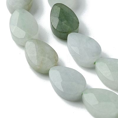 Natural Myanmar Jadeite Beads Strands G-A092-B01-01-1