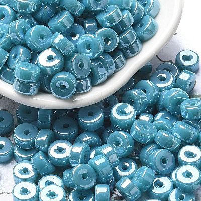 Opaque Colours Luster Glass Seed Beads SEED-E001-P3x6mm-A10-1