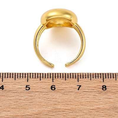 Brass Open Cuff Rings for Women LS-RJEW-G341-04G-03-1