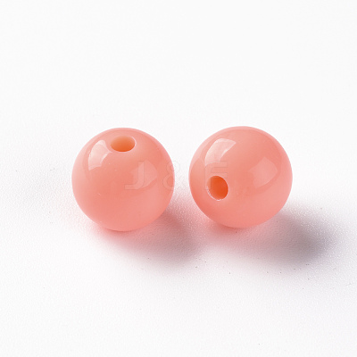 Opaque Acrylic Beads MACR-S370-C10mm-SS2109-1