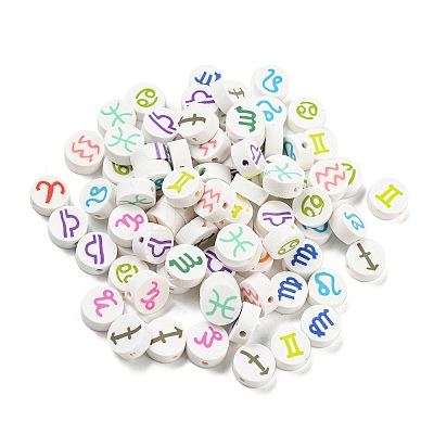 Handmade Polymer Clay Beads CLAY-E005-02-1