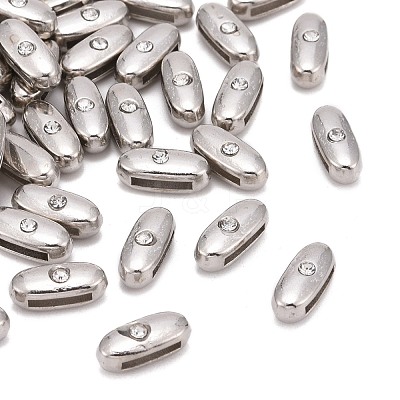 Letter Slider Beads for Watch Band Bracelet Making ALRI-O012-I-NR-1
