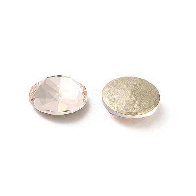 Glass Rhinestone Cabochons RGLA-P037-10B-D261-1