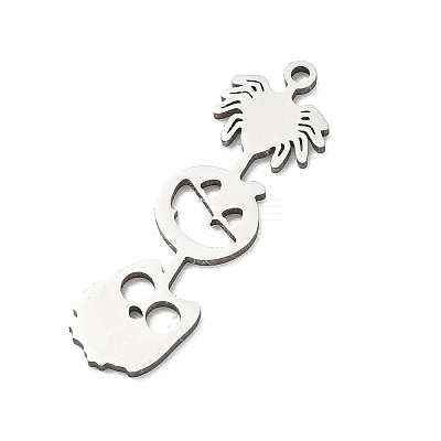 Halloween 201 Stainless Steel Pendants SA-CBA6FBD-21P-1