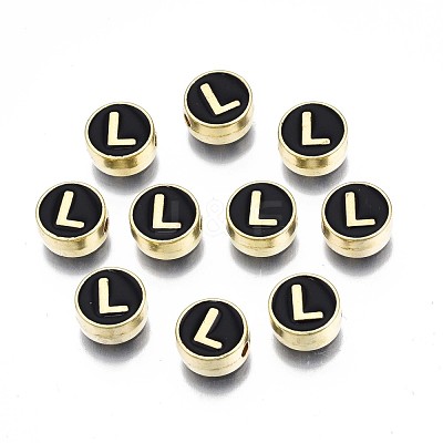 Alloy Enamel Beads ENAM-N052-006-02L-RS-1