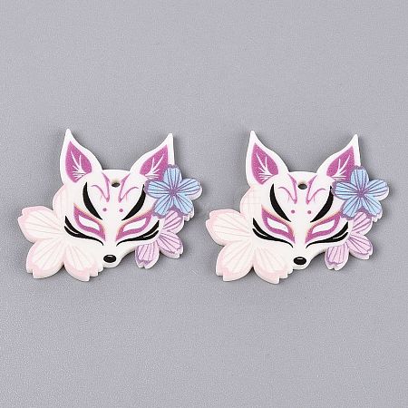 Printed Acrylic Pendants OACR-D008-05-1