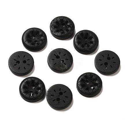 Carved 2-Hole Basic Sewing Buttons NNA0YZG-1