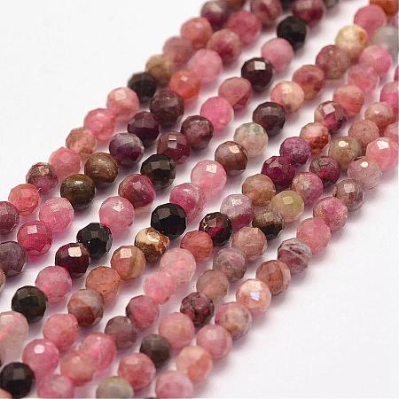 Natural Tourmaline Bead Strands G-P279-63-4mm-1