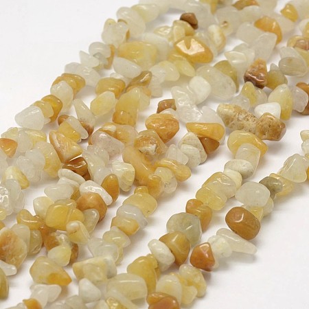 Natural Topaz Jade Beads Strands X-G-F328-16-1