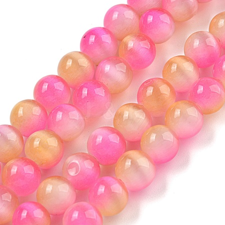 Cat Eye Beads Strands G-K378-A09-02-1