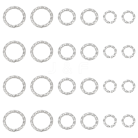 Unicraftale 304 Stainless Steel Jump Rings STAS-UN0010-78P-1