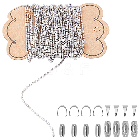 Unicraftale DIY 304 Stainless Steel Necklace Making Kits DIY-UN0001-98P-1