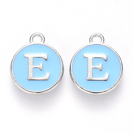 Platinum Plated Alloy Enamel Charms LS-ENAM-S118-04E-P-1