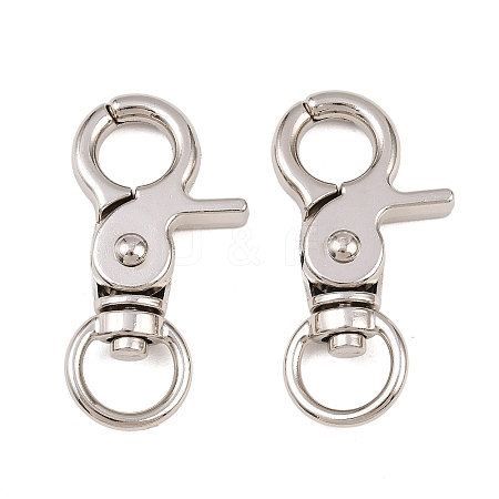Alloy Swivel Clasps STAS-B121-02P-01-1-1