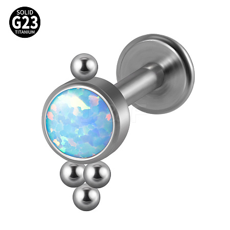 G23 Titanium Threadless Labrets WG33C7B-46-1