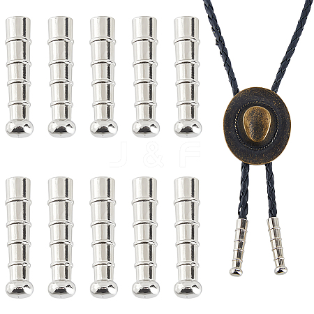 10Pcs Retro Zinc Alloy Cord Ends FIND-FH0017-97P-1