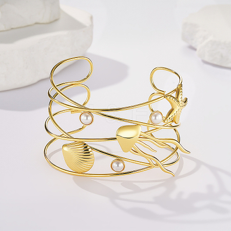 Stainless Steel Cuff Bangles for Women CC5012-1-1