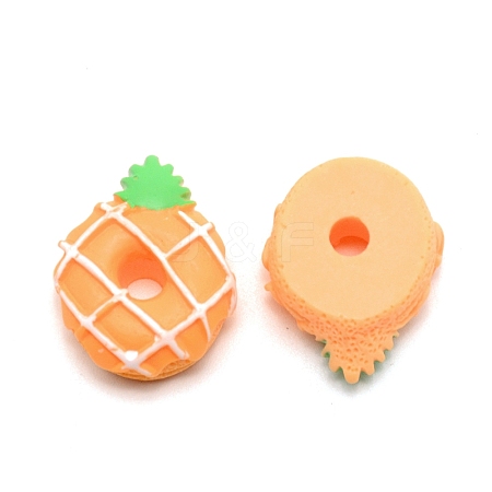 Resin Cabochons RESI-WH0025-21-1