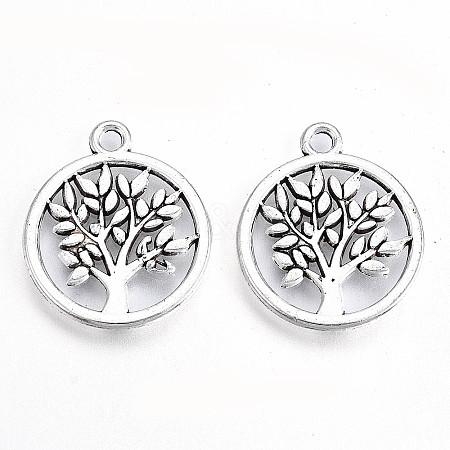 Tibetan Style Alloy Pendants LS-TIBE-S323-022AS-RS-1