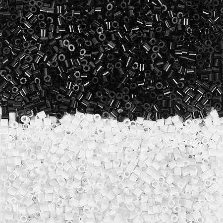 8000Pcs 2 Colors Plastic DIY Melty Beads Fuse Beads DIY-GA0009-56-1