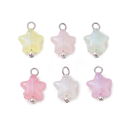 Luminous Acrylic Charms PALLOY-JF03320-02-1