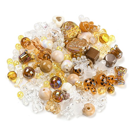 Opaque & Transparent Acrylic Beads MACR-T045-01J-1