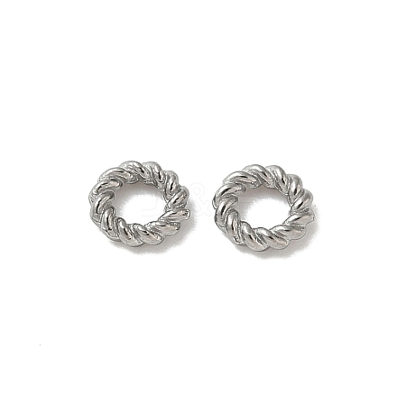 304 Stainless Steel Twisted Ring Linking Rings STAS-L300-005A-P-1
