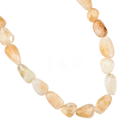 ARRICRAFT Natural Citrine Beads Strands G-AR0002-71-1