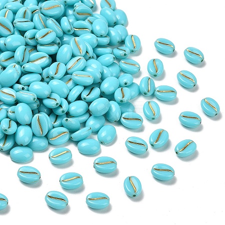 Opaque Acrylic Beads OACR-Z030-01E-1