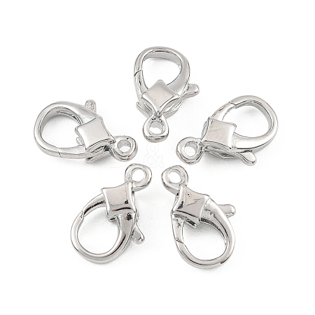 SHEGRACE Brass Lobster Claw Clasps XGR0097P-130P-1