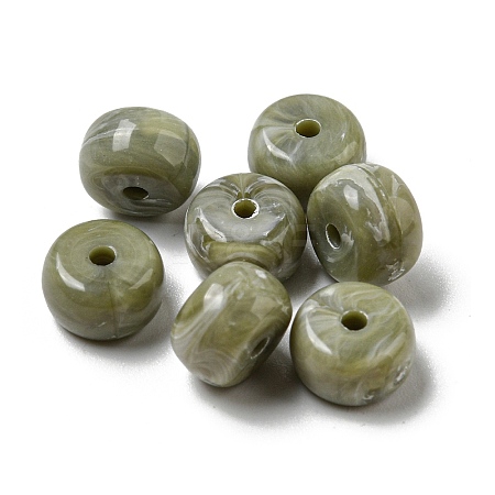 Opaque Acrylic Bead OACR-H037-03O-1