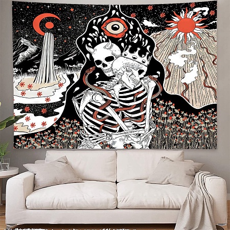 Mushroom Polyester Wall Tapestry MUSH-PW0001-106C-1