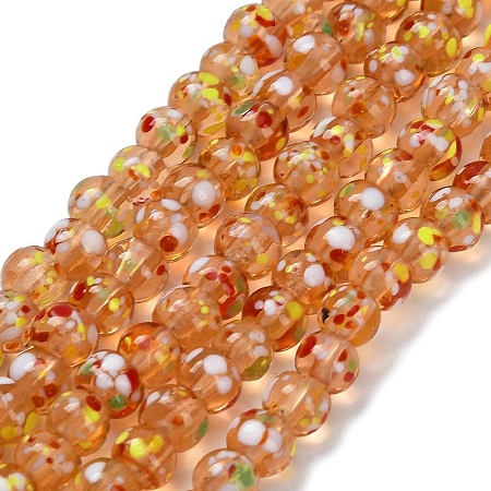Handmade Lampwork Beads Strands LAMP-H071-01A-05-1