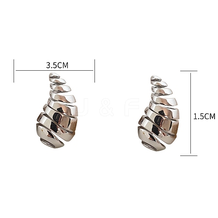 Alloy Stud Earrings WG64463-10-1