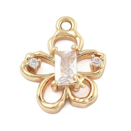 Bass Micro Pave Cubic Zirconia Pendants KK-D283-29G-1